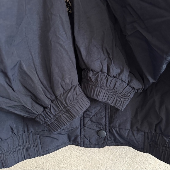 FREE PEOPLE We The Free On My Mind Winter Oversize Bomber Jacket in Navy Sz. M - Picture 9 of 14